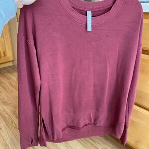 Athleta Women's Maroon Crew Neck Sweater